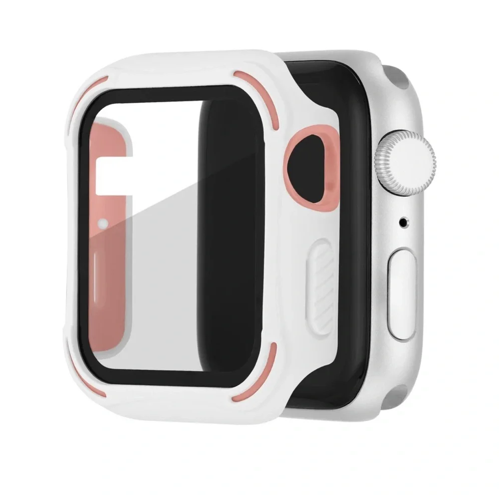 Dual Layer Full Protective Case with Glass for Apple Watch®